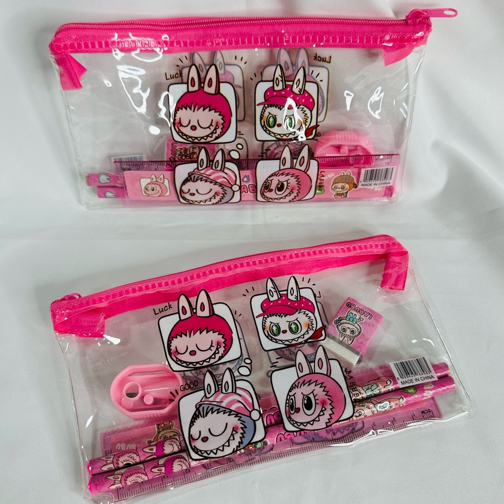 LABUBU PINK Stationery Set - Picture 2 of 3
